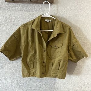 Madewell M Button Down skirt